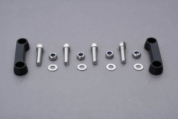 Obturateurs platines repose-pieds passager aluminium YAMAHA YZF R6 / R7 2017 - 2022