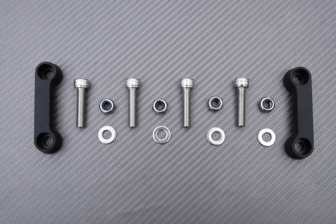 Obturateurs platines repose-pieds passager aluminium YAMAHA YZF R6 / R7 2017 - 2022
