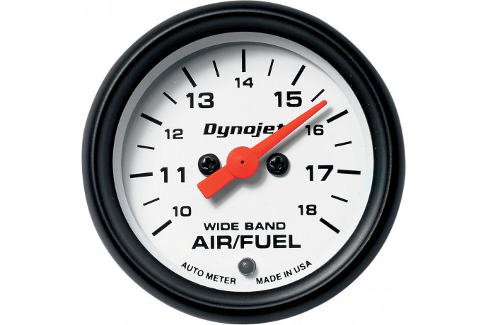 DYNOJET WIDEBAND AIR FUEL RATIO GAUGE WHITE REF : 15-7018