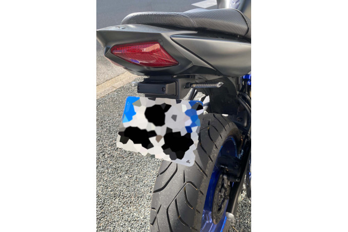 Kennzeichen Halterung AVDB SUZUKI SV / SVX 650 2016 - 2024 Kennzeichen Halterung AVDB SUZUKI SV / SVX 650 2016 - 2024