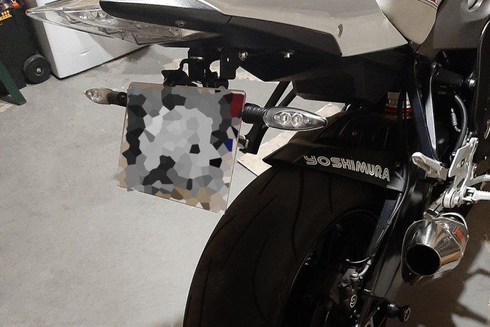 Kennzeichen Halterung BMW S1000R / S1000RR / HP4 2009 - 2020