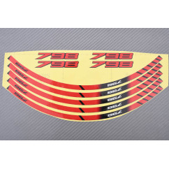 Strisce nastro adesivo racing per cerchio ruota - Modello 798