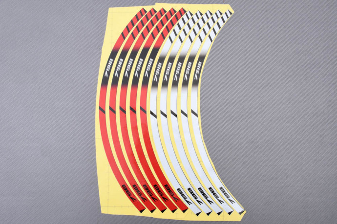 Strisce nastro adesivo racing per cerchio ruota - Modello 798