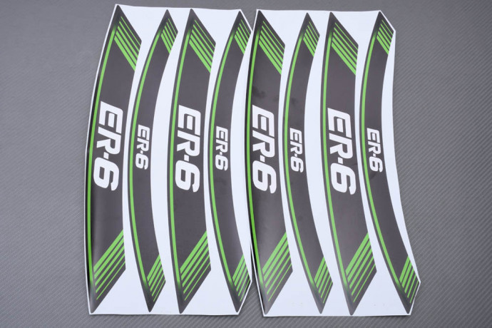 Stickers de llantas - Modelo con sigla ' ER6 ' Stickers de llantas - Modelo con sigla ' ER6 '