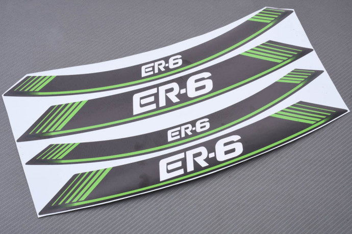 Stickers de llantas - Modelo con sigla ' ER6 ' Stickers de llantas - Modelo con sigla ' ER6 '