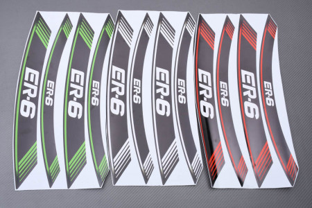 Stickers de llantas - Modelo con sigla ' ER6 '