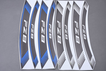 Stickers de llantas - Modelo con sigla ' FZ8 '