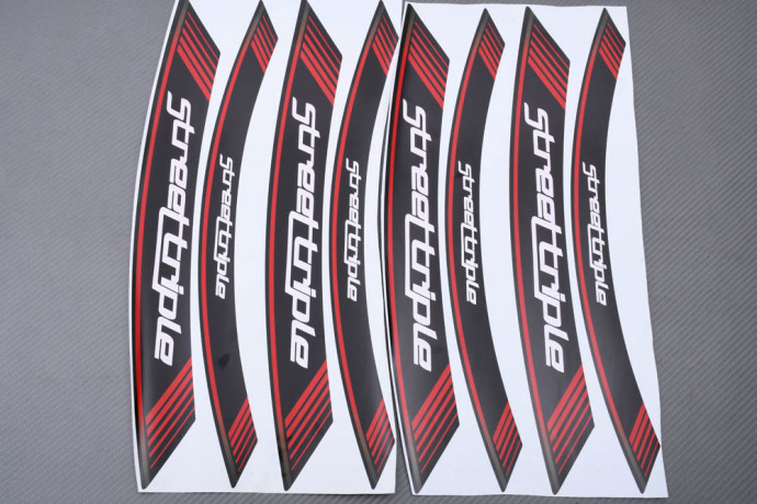 Stickers de llantas - Modelo con sigla ' STREET TRIPLE ' Stickers de llantas - Modelo con sigla ' STREET TRIPLE '