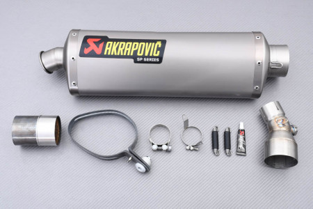 Echappement AKRAPOVIC / SLIP-ON LINE Titane KAWASAKI VERSYS 650 2007 - 2014