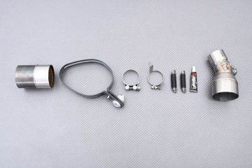Echappement AKRAPOVIC / SLIP-ON LINE Titane KAWASAKI ER6 N / F 2005 - 2011