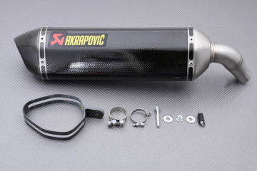 Scarico AKRAPOVIC / SLIP-ON LINE Carbonio SUZUKI SV 650 / X 2016 - 2022