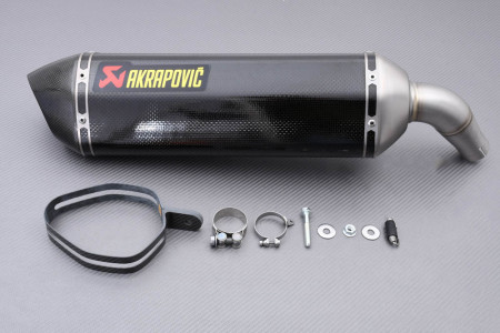 Echappement AKRAPOVIC / SLIP-ON LINE Carbone SUZUKI SV 650 / X 2016 - 2022