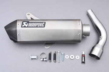 Echappement AKRAPOVIC / SLIP-ON LINE Titane VESPA GTS / GTV 125 / 150 / 250 / 300 2005 - 2019