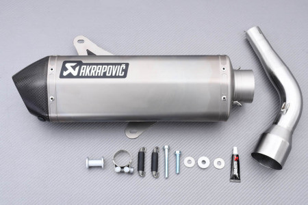 Scarico AKRAPOVIC / SLIP-ON LINE Titanio VESPA GTS / GTV 125 / 150 / 250 / 300 2005 - 2019