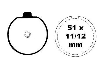 Coppia pastiglie freno EBC FA035 Utilizzo strada