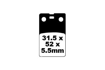 Jeu de plaquettes de frein EBC FA099 Utilisation Route