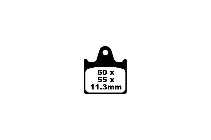 Coppia pastiglie freno EBC FA109 Utilizzo strada Coppia pastiglie freno EBC FA109 Utilizzo strada