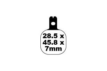 Jeu de plaquettes de frein EBC FA184 Utilisation Route