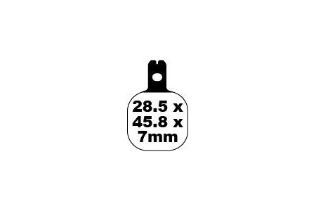 Jeu de plaquettes de frein EBC FA184 Utilisation Route