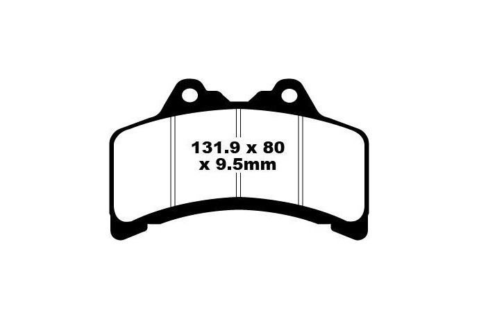 Jeu de plaquettes de frein EBC FA191 Utilisation Route Jeu de plaquettes de frein EBC FA191 Utilisation Route