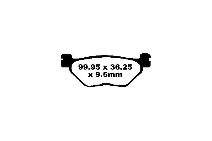 Set of EBC brake pads City and Road use SFAC319 Set of EBC brake pads City and Road use SFAC319