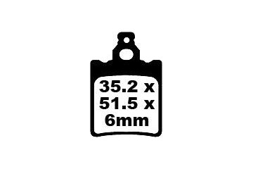 Set of EBC brake pads Road use FA337TT Set of EBC brake pads Road use FA337TT
