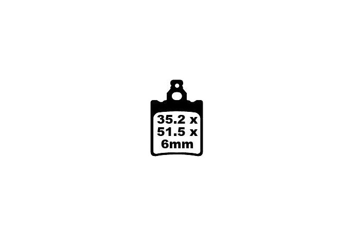 Set of EBC brake pads Road use FA337TT Set of EBC brake pads Road use FA337TT