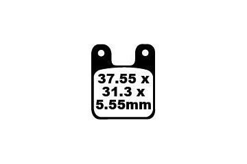 Jeu de plaquettes de frein EBC FA352 Utilisation Route