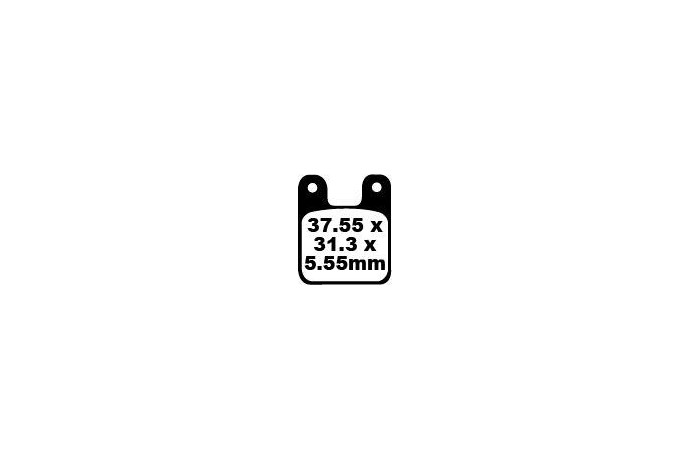 Jeu de plaquettes de frein EBC FA352 Utilisation Route Jeu de plaquettes de frein EBC FA352 Utilisation Route