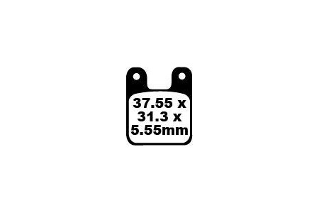 Jeu de plaquettes de frein EBC FA352 Utilisation Route