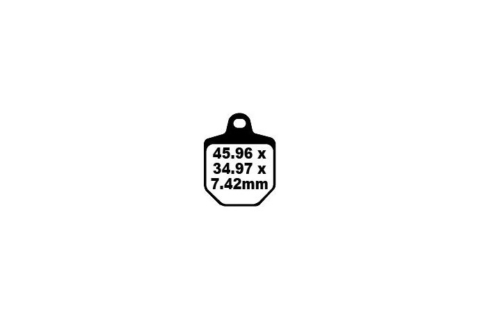 Jeu de plaquettes de frein EBC FA433/4HH FA433/4 EPFA433/4HH Utilisation Route