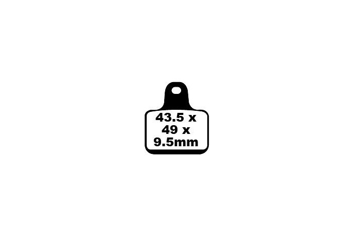 Jeu de plaquettes de frein EBC FA435/4HH EPFA435/4HH Utilisation Route Jeu de plaquettes de frein EBC FA435/4HH EPFA435/4HH Utilisation Route