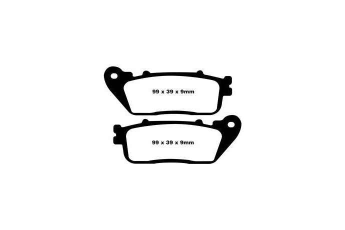 Jeu de plaquettes de frein EBC FA488HH Utilisation Route Jeu de plaquettes de frein EBC FA488HH Utilisation Route
