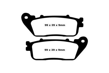 Jeu de plaquettes de frein EBC FA488HH Utilisation Route