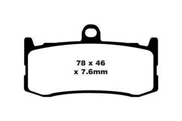 Jeu de plaquettes de frein EBC FA491HH EPFA491HH Utilisation Route