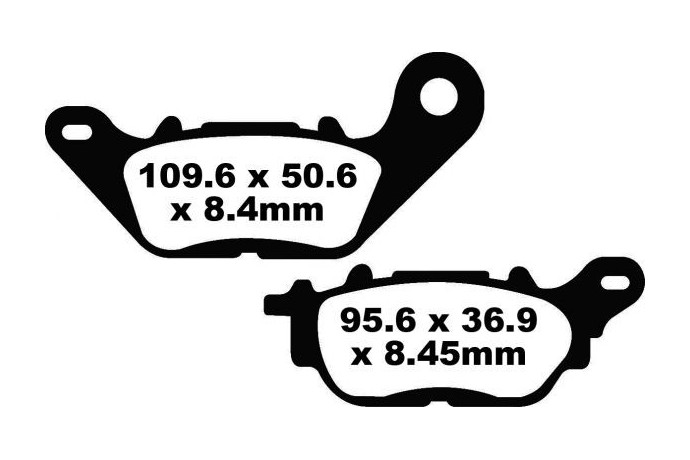Set of EBC brake pads Road use FA464 Set of EBC brake pads Road use FA464