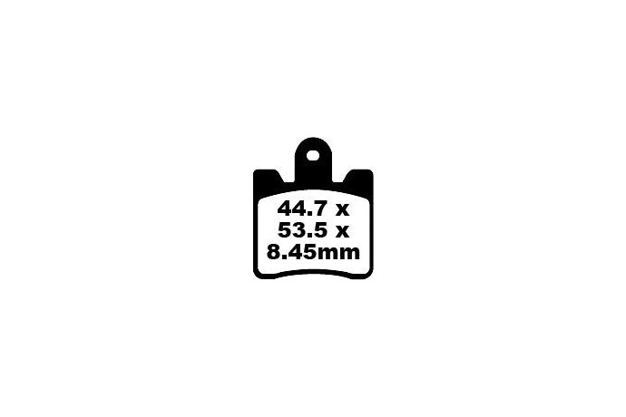Jeu de plaquettes de frein EBC FA423/4HH Utilisation Route Jeu de plaquettes de frein EBC FA423/4HH Utilisation Route