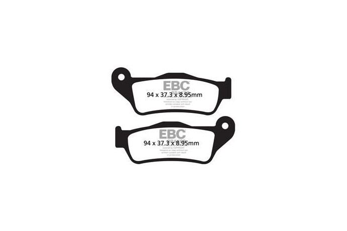 Jeu de plaquettes de frein EBC FA643HH Utilisation Route Jeu de plaquettes de frein EBC FA643HH Utilisation Route