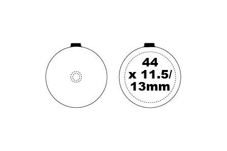 Coppia pastiglie freno EBC FA046 Utilizzo strada