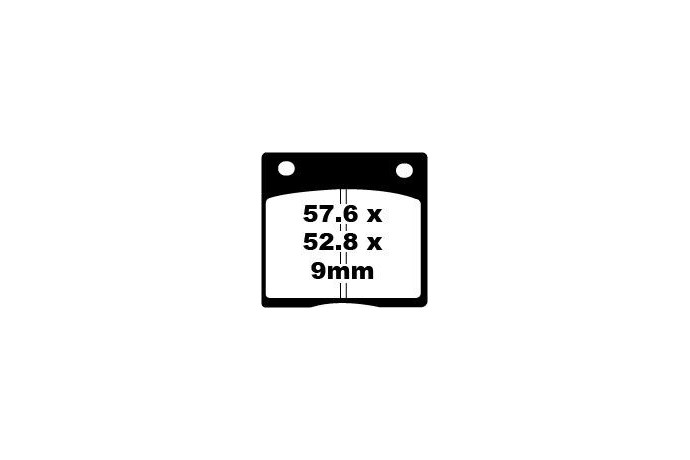 Jeu de plaquettes de frein EBC FA036 Utilisation Route Jeu de plaquettes de frein EBC FA036 Utilisation Route