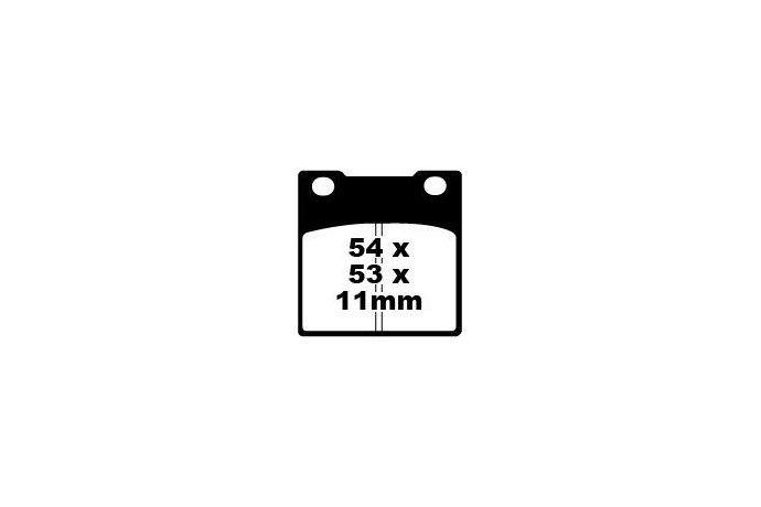 Coppia pastiglie freno EBC FA045 Utilizzo strada Coppia pastiglie freno EBC FA045 Utilizzo strada