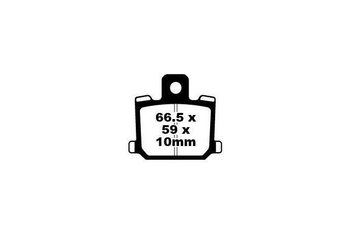 Coppia pastiglie freno EBC FA070 Utilizzo strada Coppia pastiglie freno EBC FA070 Utilizzo strada