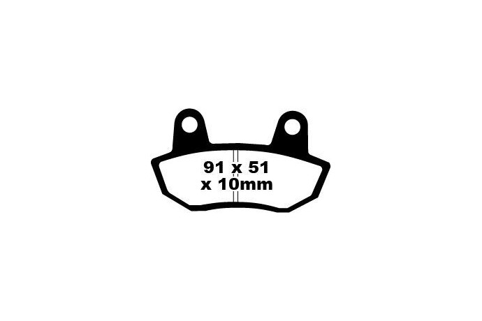Coppia pastiglie freno EBC FA090 Utilizzo strada