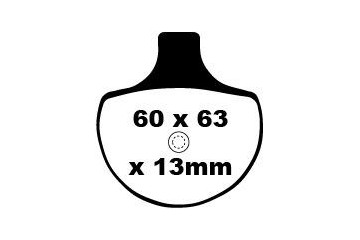 Jeu de plaquettes de frein EBC FA094 FA094V Utilisation Route