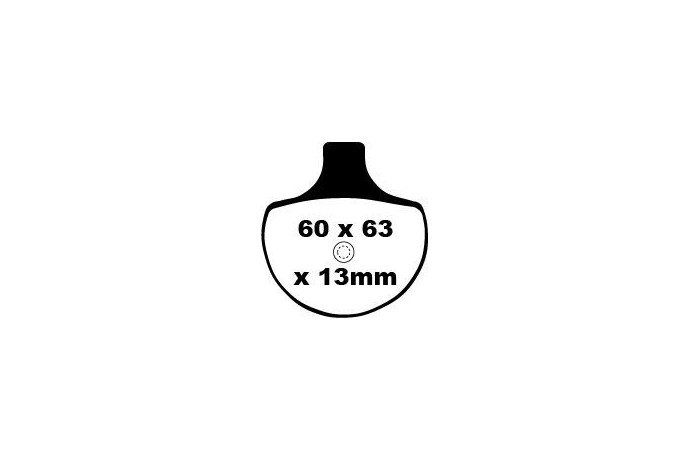 Coppia pastiglie freno EBC FA094 FA094V Utilizzo strada Coppia pastiglie freno EBC FA094 FA094V Utilizzo strada