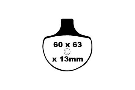 Jeu de plaquettes de frein EBC FA094 FA094V Utilisation Route
