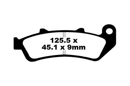 Jeu de plaquettes de frein EBC FA189 FA189HH Utilisation Route