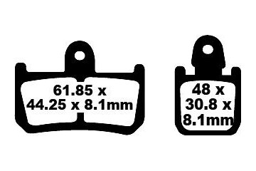 Jeu de plaquettes de frein EBC FA442/4 Utilisation Route