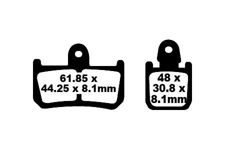 Jeu de plaquettes de frein EBC FA442/4 Utilisation Route