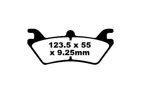 Set of EBC brake pads Performance Intensive Use FA313R